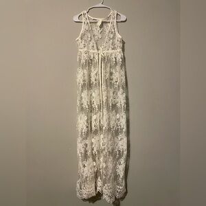Anthropology dress x E by Eloise Lace Overlay